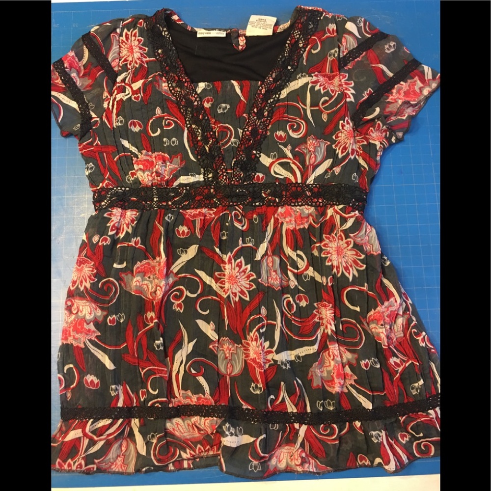Girls Mary Kate and Ashley blouse size 10/12